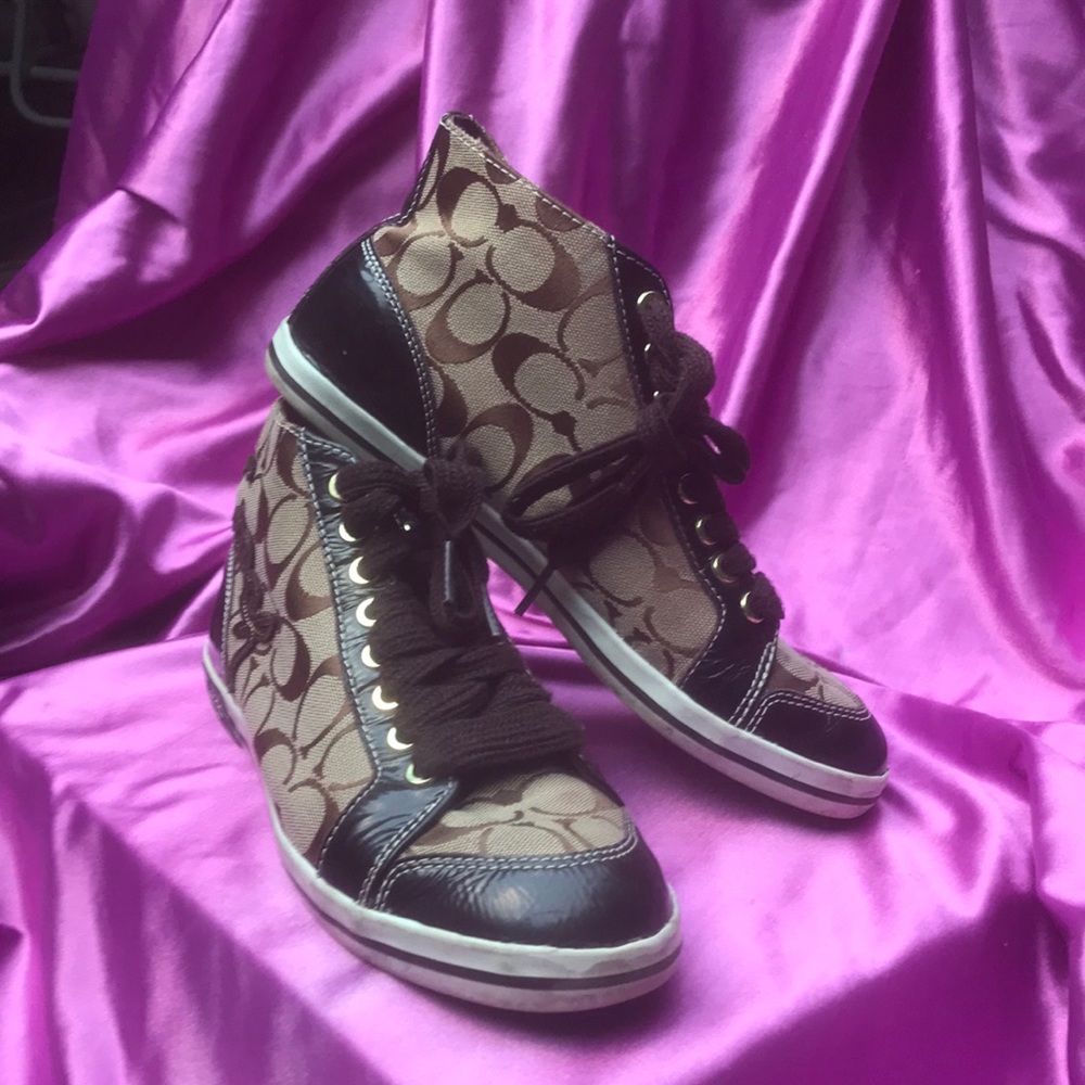 Coach monogram high top